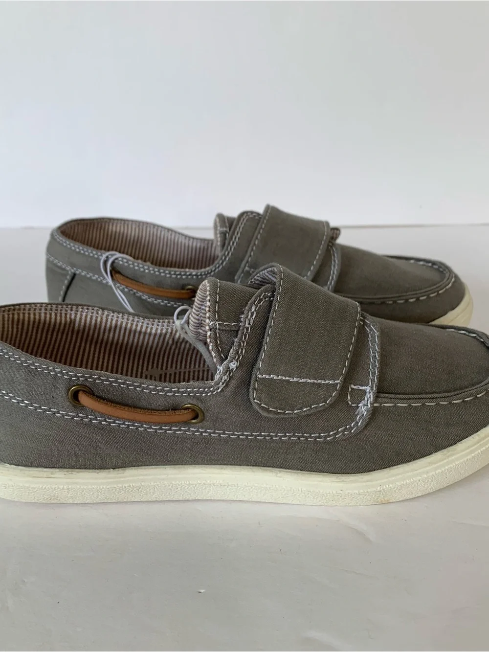 The Children’s Place Slip On Boat Shoes Grey 3 Youth